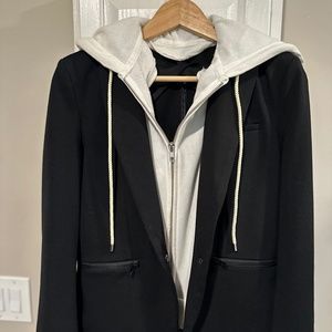 Central Park West Dickey Blazer Black Size Small